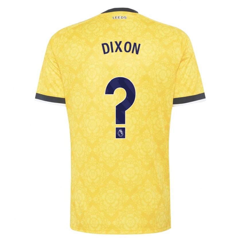 Danxen Pánské Chloe Dixon #0 Žlutá Bílá Černá Daleko Hráčské Dresy 2026/27 Dres