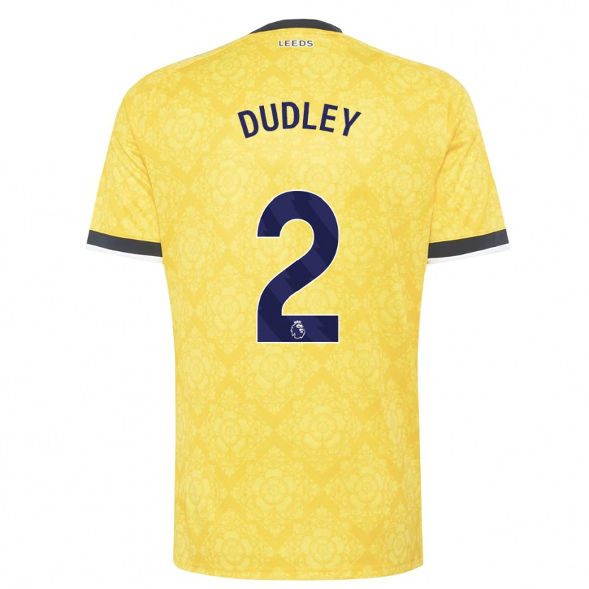 Danxen Pánské Louie Dudley #2 Žlutá Bílá Černá Daleko Hráčské Dresy 2026/27 Dres