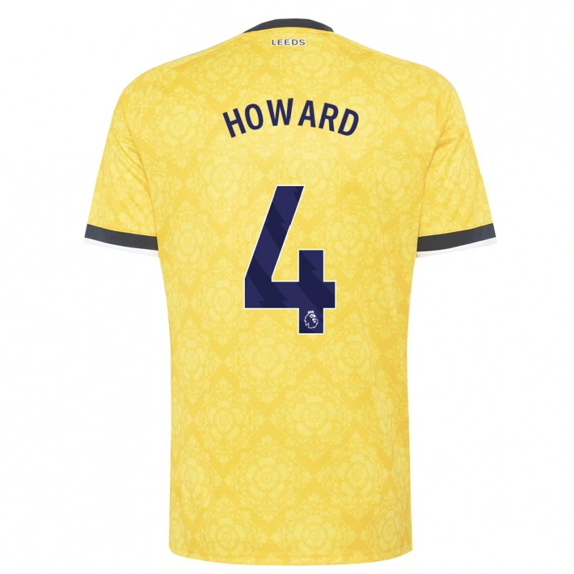 Danxen Pánské Jacob Howard #4 Žlutá Bílá Černá Daleko Hráčské Dresy 2026/27 Dres
