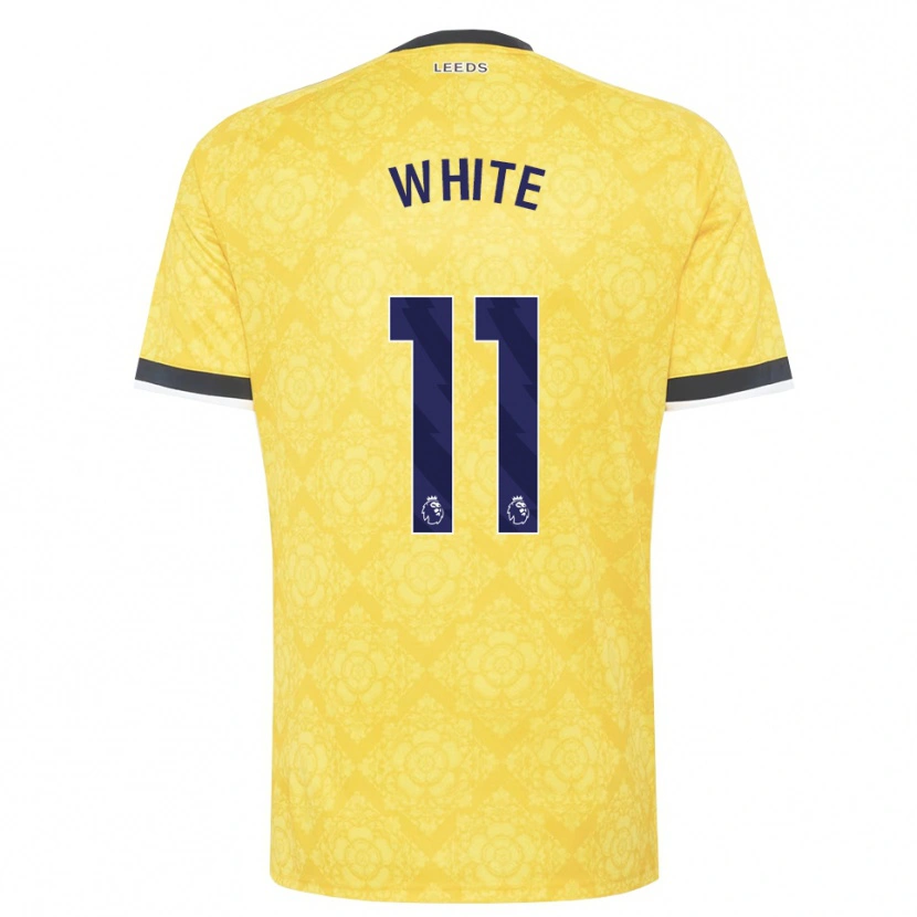 Danxen Pánské Logan White #11 Žlutá Bílá Černá Daleko Hráčské Dresy 2026/27 Dres