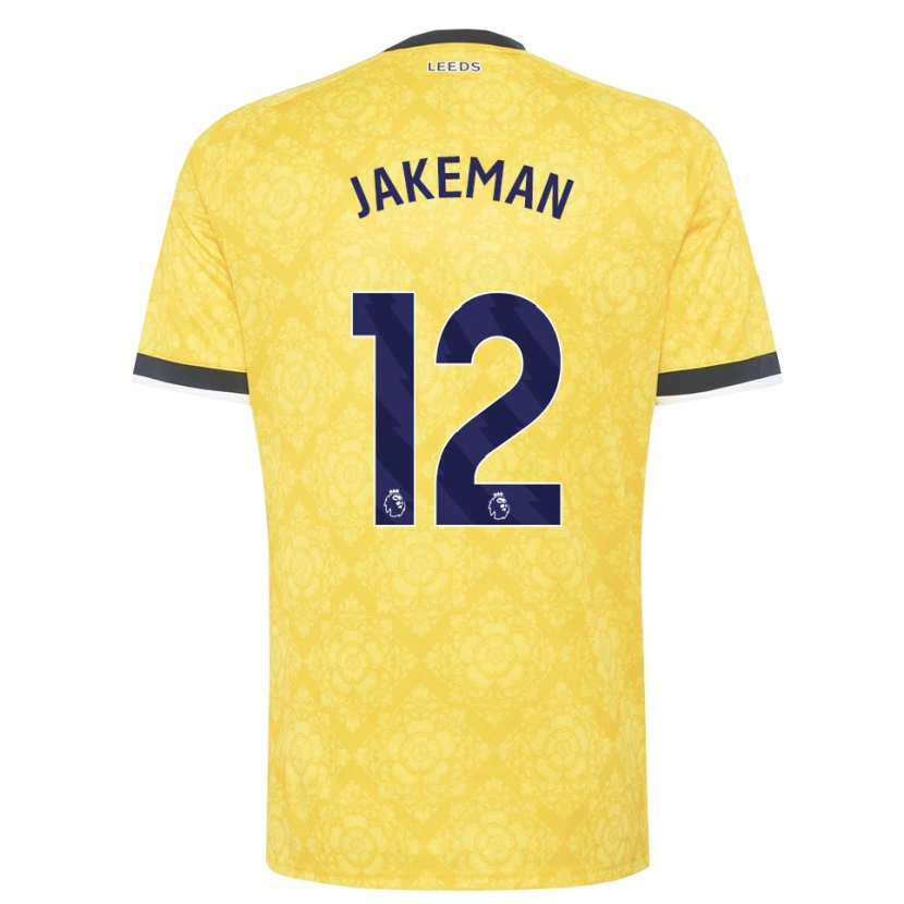 Danxen Pánské Harriet Jakeman #12 Žlutá Bílá Černá Daleko Hráčské Dresy 2026/27 Dres