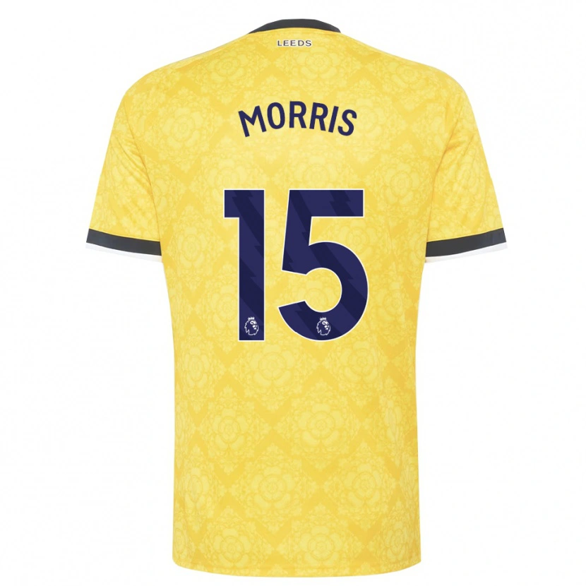Danxen Pánské Jack Morris #15 Žlutá Bílá Černá Daleko Hráčské Dresy 2026/27 Dres