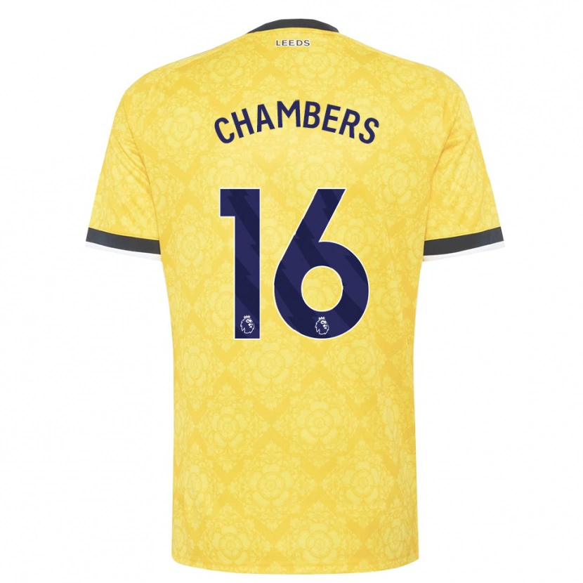 Danxen Pánské Lloyd Chambers #16 Žlutá Bílá Černá Daleko Hráčské Dresy 2026/27 Dres