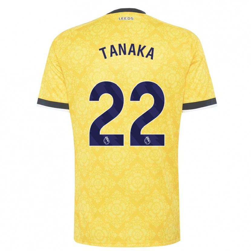 Danxen Pánské Ao Tanaka #22 Žlutá Bílá Černá Daleko Hráčské Dresy 2026/27 Dres