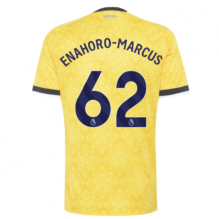 Danxen Pánské Louis Enahoro-Marcus #62 Žlutá Bílá Černá Daleko Hráčské Dresy 2026/27 Dres
