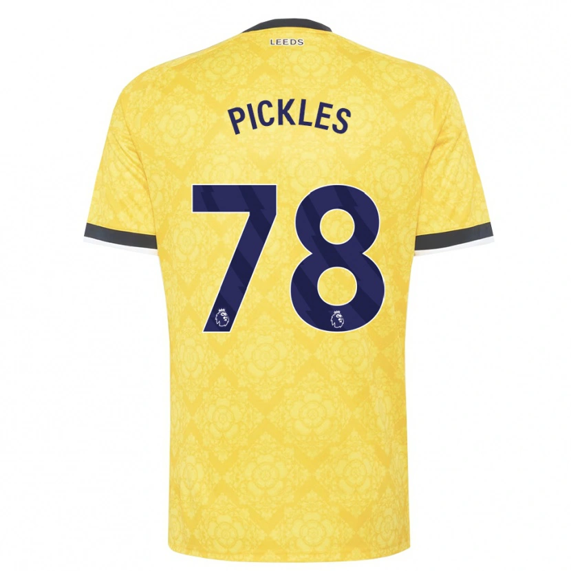 Danxen Pánské Ollie Pickles #78 Žlutá Bílá Černá Daleko Hráčské Dresy 2026/27 Dres
