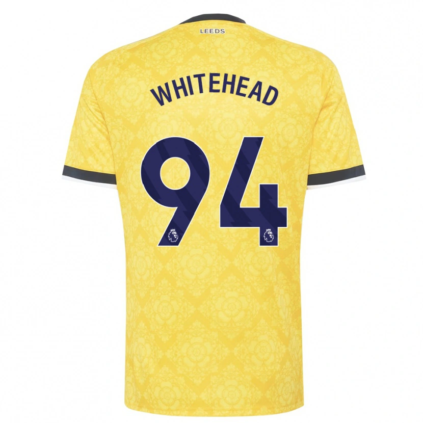 Danxen Pánské Loui Whitehead #94 Žlutá Bílá Černá Daleko Hráčské Dresy 2026/27 Dres