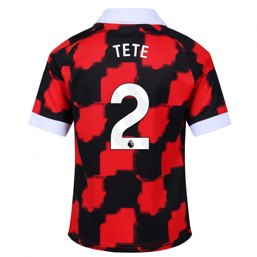 Danxen Pánské Kenny Tete #2 Červená Bílá Černá Daleko Hráčské Dresy 2026/27 Dres