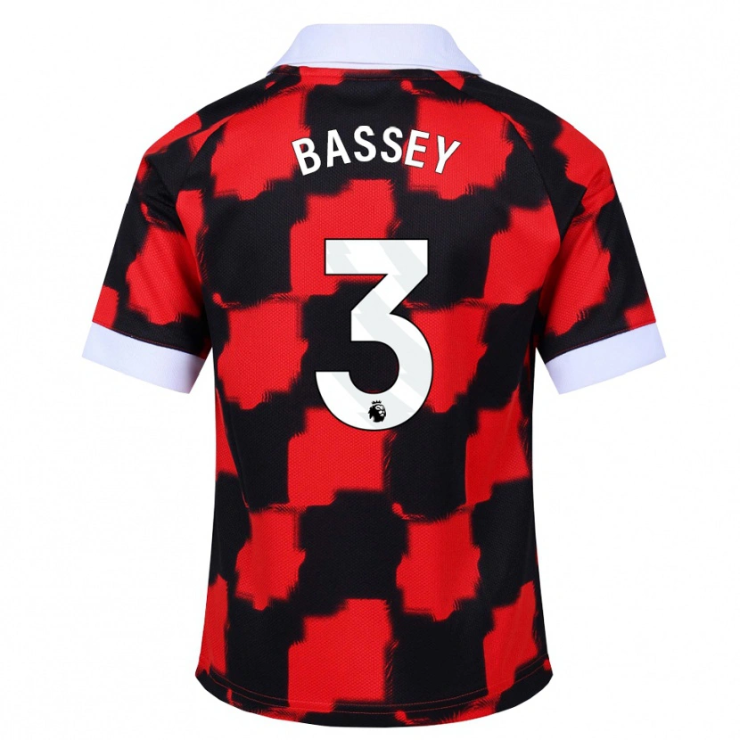 Danxen Pánské Calvin Bassey #3 Červená Bílá Černá Daleko Hráčské Dresy 2026/27 Dres