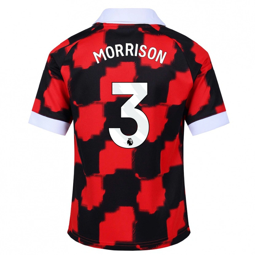 Danxen Pánské Kymarley Morrison #3 Červená Bílá Černá Daleko Hráčské Dresy 2026/27 Dres