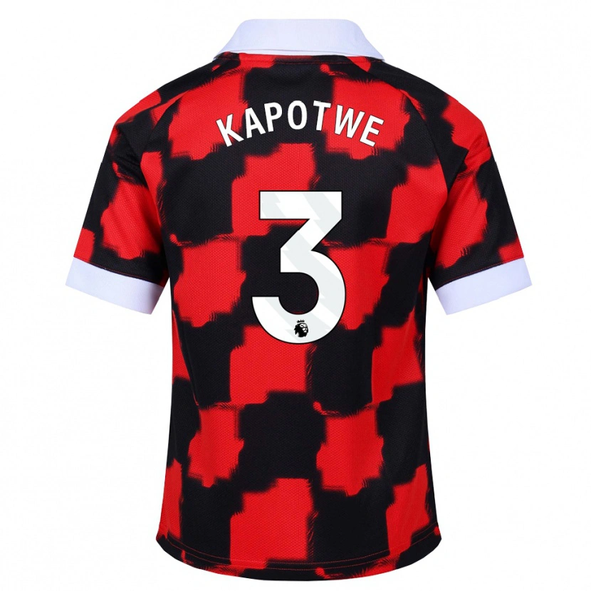 Danxen Pánské Chase Kapotwe #3 Červená Bílá Černá Daleko Hráčské Dresy 2026/27 Dres