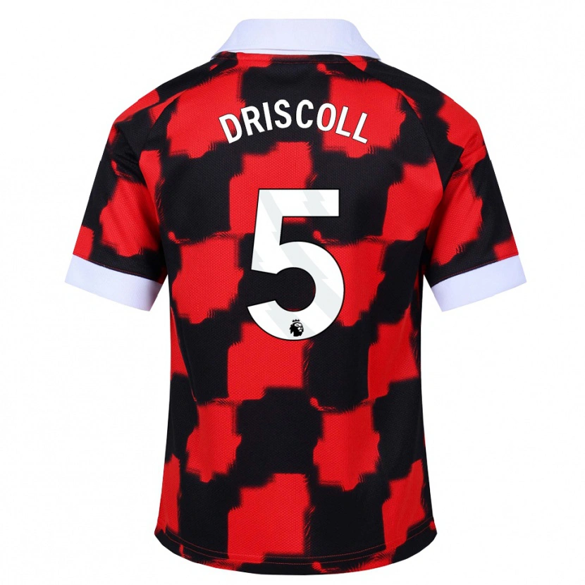 Danxen Pánské Teddy Driscoll #5 Červená Bílá Černá Daleko Hráčské Dresy 2026/27 Dres