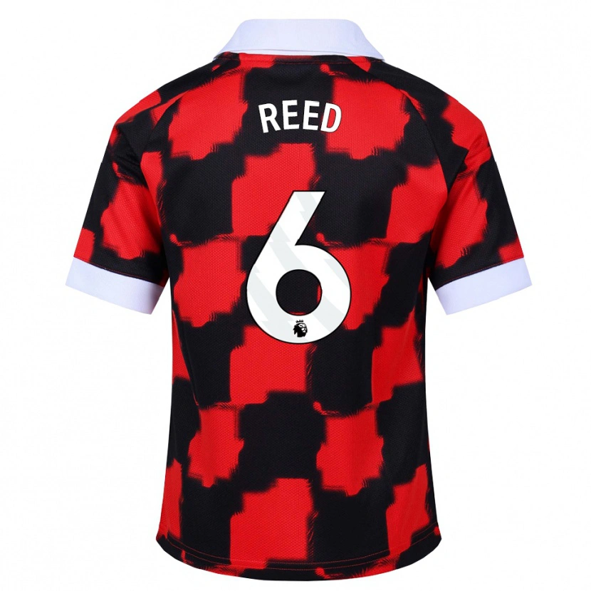 Danxen Pánské Harrison Reed #6 Červená Bílá Černá Daleko Hráčské Dresy 2026/27 Dres