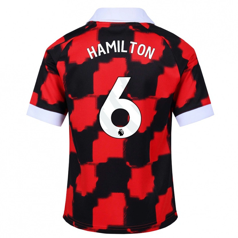 Danxen Pánské Leo Hamilton #6 Červená Bílá Černá Daleko Hráčské Dresy 2026/27 Dres