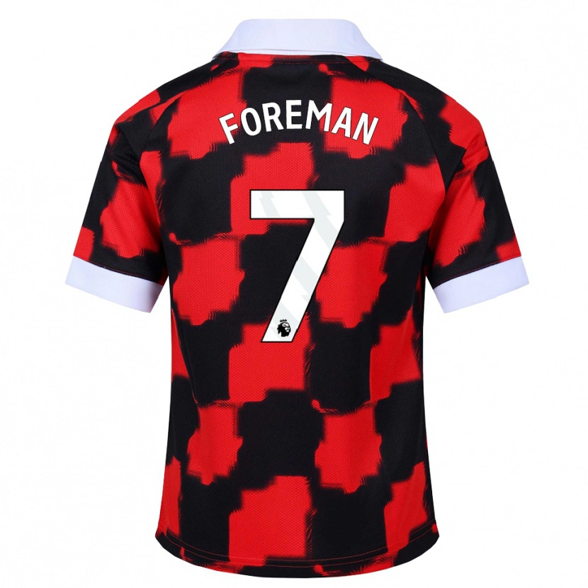 Danxen Pánské Tia Foreman #7 Červená Bílá Černá Daleko Hráčské Dresy 2026/27 Dres