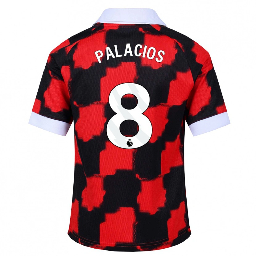 Danxen Pánské César Palacios #8 Červená Bílá Černá Daleko Hráčské Dresy 2026/27 Dres