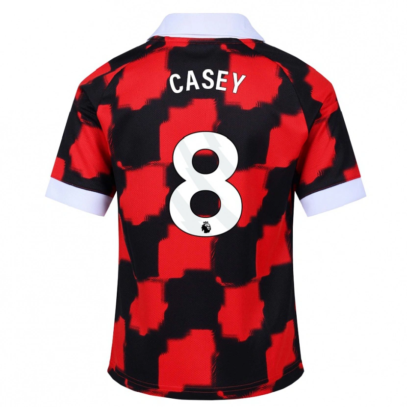 Danxen Pánské Dan Casey #8 Červená Bílá Černá Daleko Hráčské Dresy 2026/27 Dres