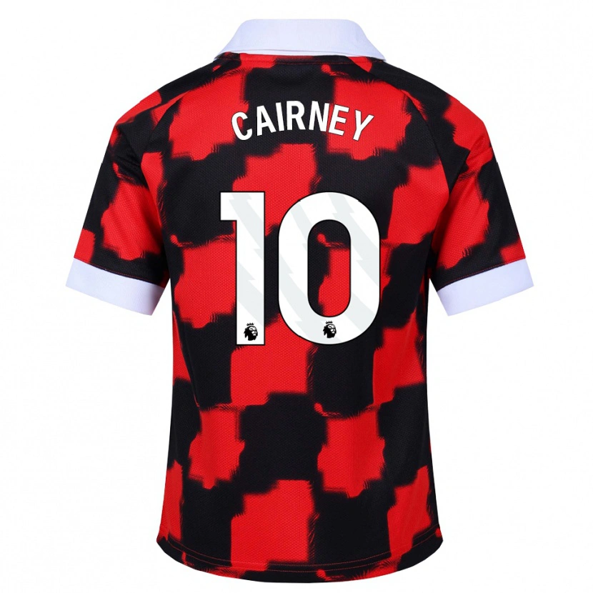 Danxen Pánské Tom Cairney #10 Červená Bílá Černá Daleko Hráčské Dresy 2026/27 Dres