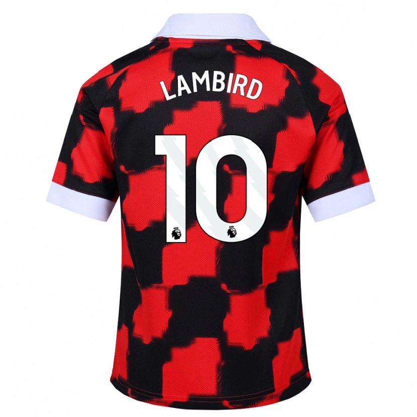 Danxen Pánské Lilly Lambird #10 Červená Bílá Černá Daleko Hráčské Dresy 2026/27 Dres