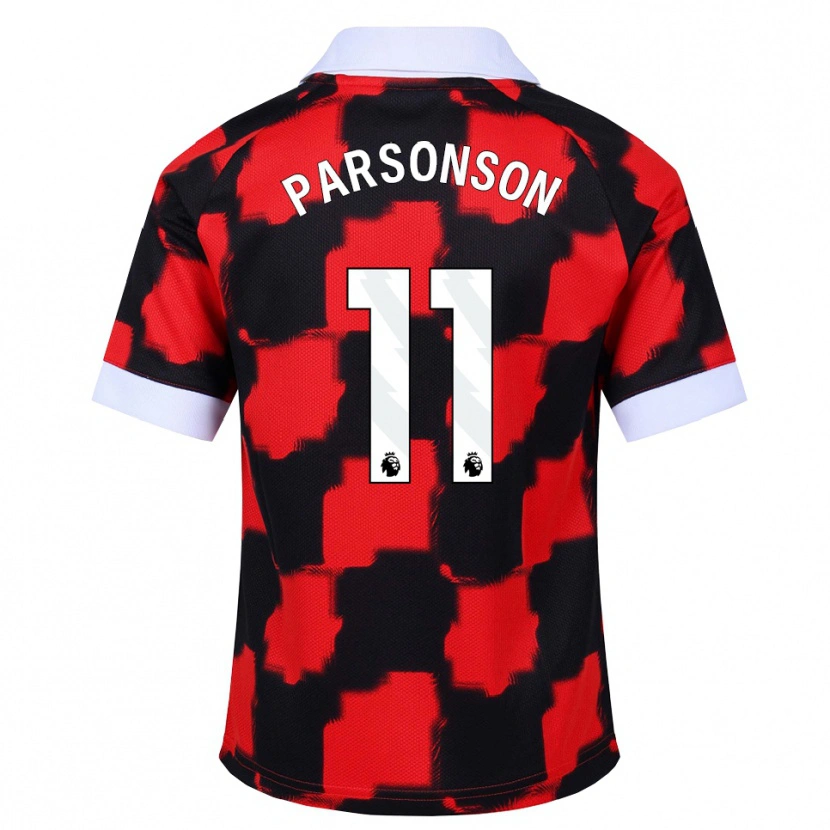 Danxen Pánské Madi Parsonson #11 Červená Bílá Černá Daleko Hráčské Dresy 2026/27 Dres