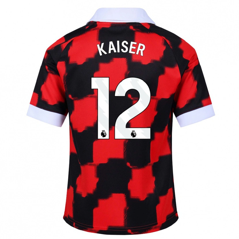 Danxen Pánské Dino Kaiser #12 Červená Bílá Černá Daleko Hráčské Dresy 2026/27 Dres
