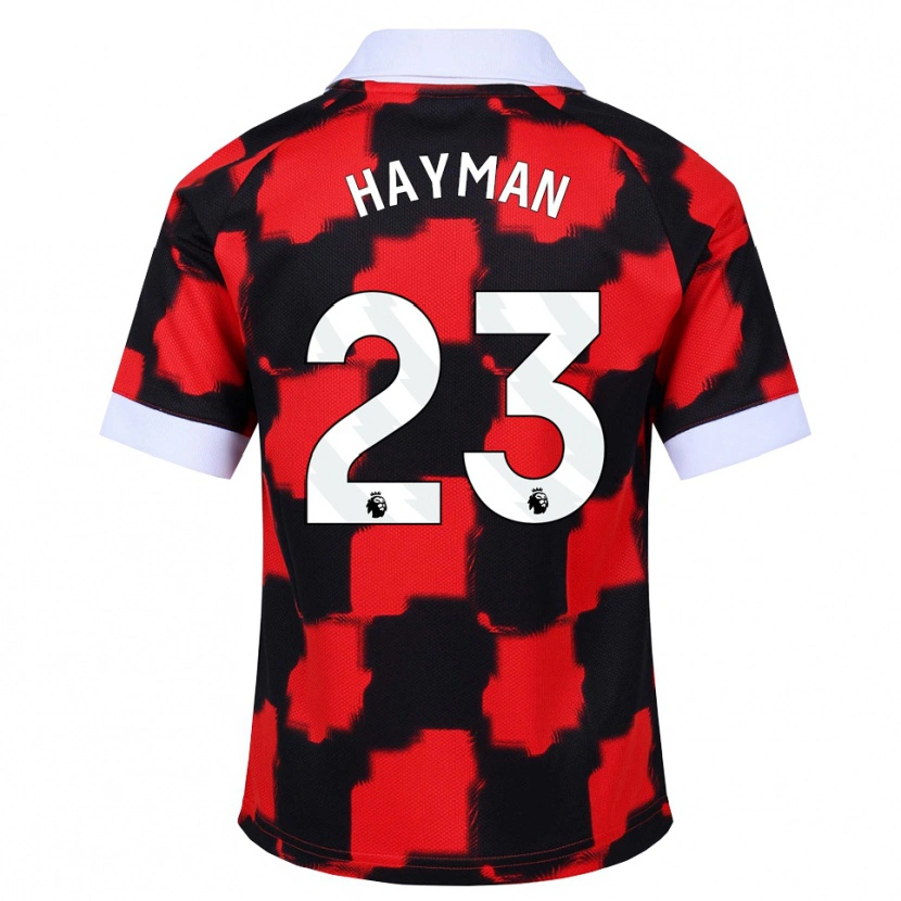 Danxen Pánské Alex Hayman #23 Červená Bílá Černá Daleko Hráčské Dresy 2026/27 Dres