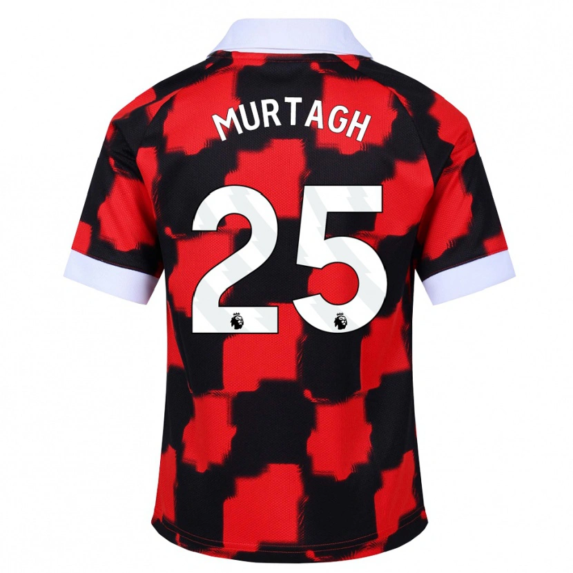 Danxen Pánské Ruby Murtagh #25 Červená Bílá Černá Daleko Hráčské Dresy 2026/27 Dres