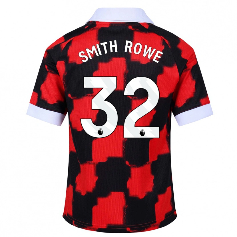 Danxen Pánské Emile Smith Rowe #32 Červená Bílá Černá Daleko Hráčské Dresy 2026/27 Dres