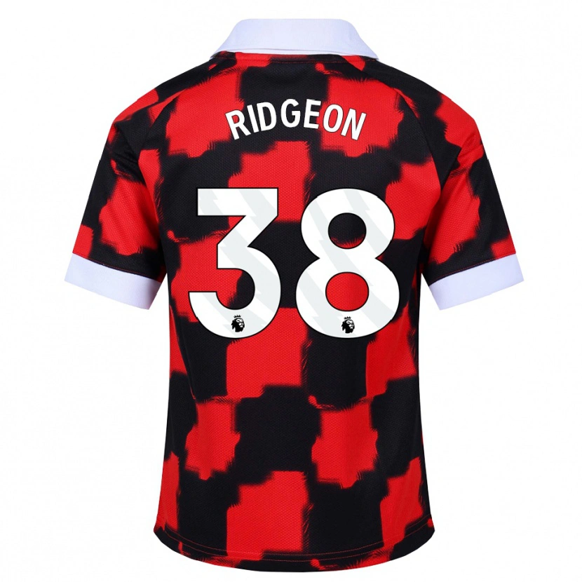 Danxen Pánské Seth Ridgeon #38 Červená Bílá Černá Daleko Hráčské Dresy 2026/27 Dres