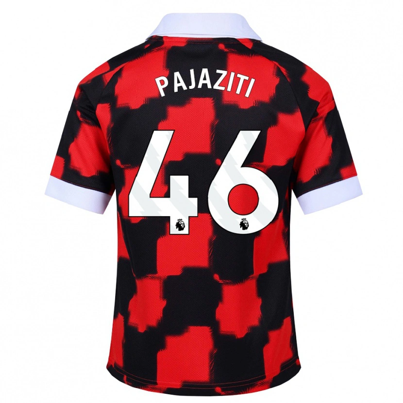 Danxen Pánské Adrion Pajaziti #46 Červená Bílá Černá Daleko Hráčské Dresy 2026/27 Dres