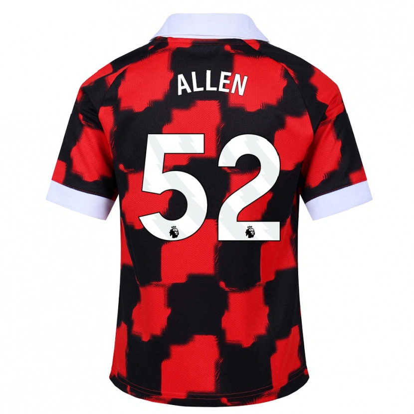 Danxen Pánské Michael Allen #52 Červená Bílá Černá Daleko Hráčské Dresy 2026/27 Dres