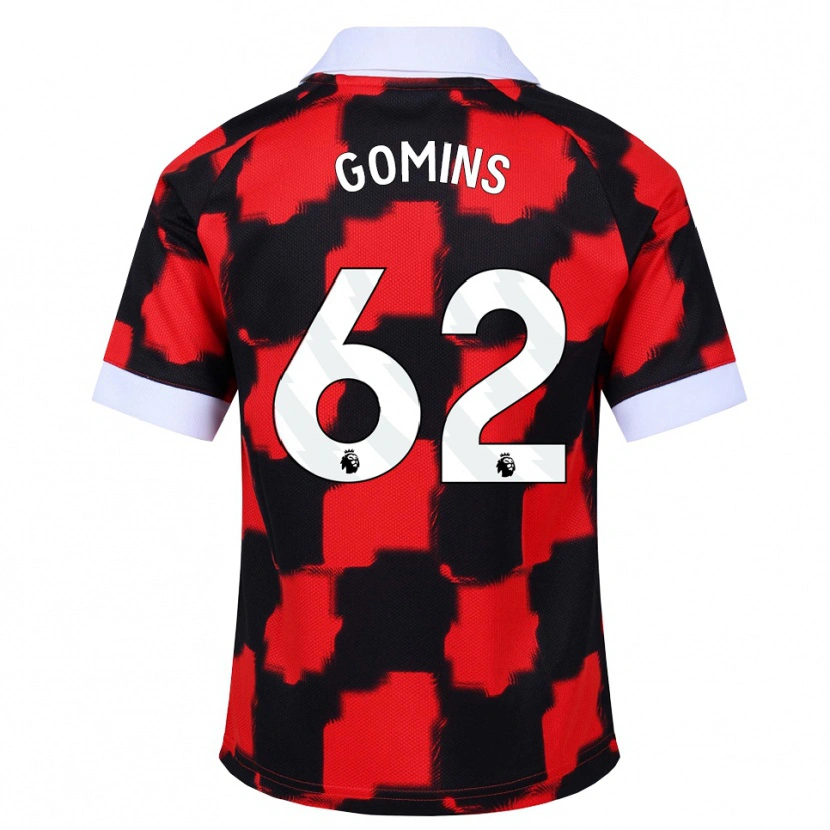 Danxen Pánské Markuss Gomins #62 Červená Bílá Černá Daleko Hráčské Dresy 2026/27 Dres