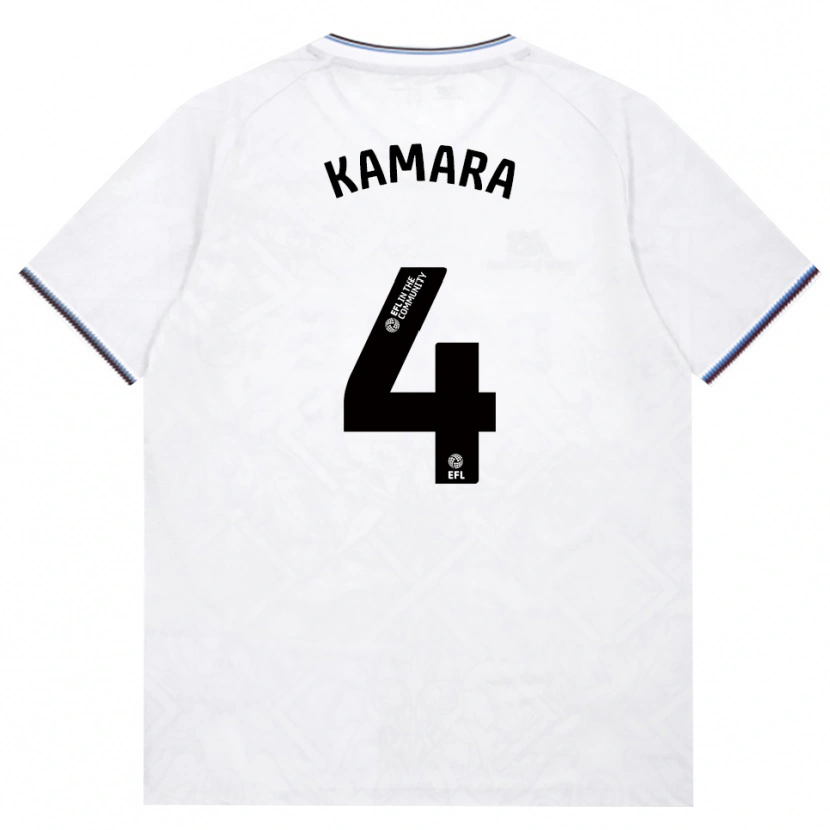 Danxen Pánské Aaron Kamara #4 Vínově Červená Bílá Daleko Hráčské Dresy 2026/27 Dres