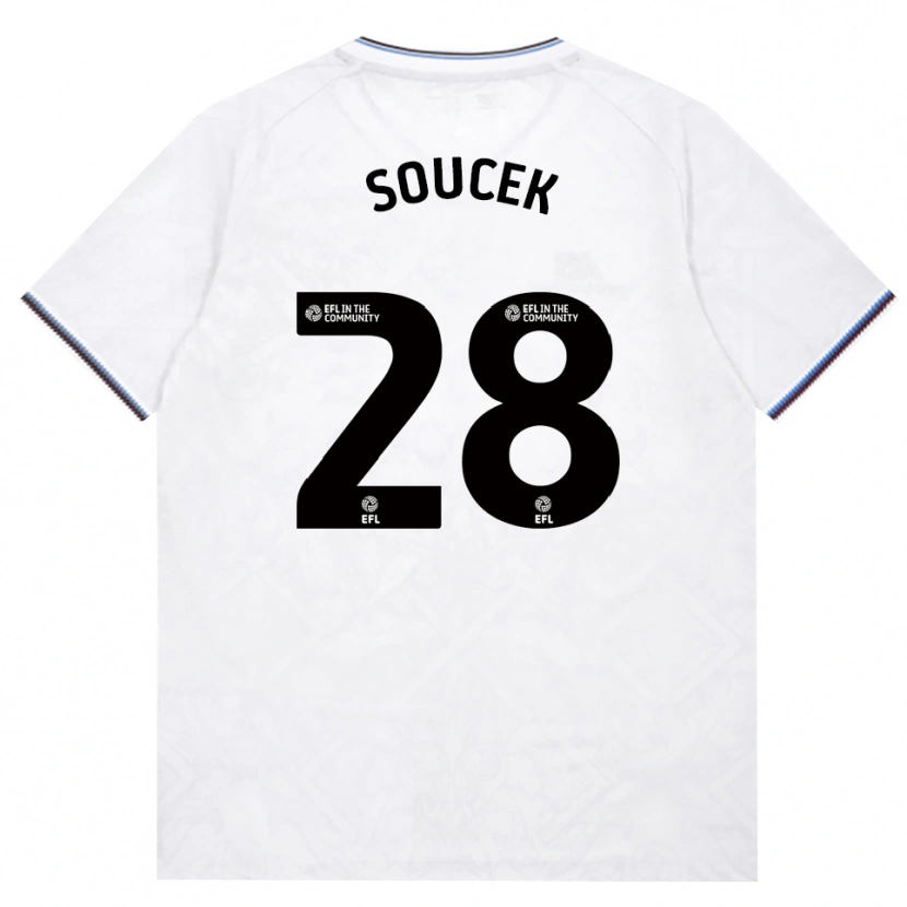 Danxen Pánské Tomáš Souček #28 Vínově Červená Bílá Daleko Hráčské Dresy 2026/27 Dres