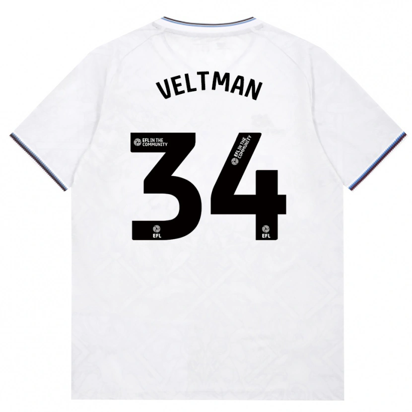 Danxen Pánské Joël Veltman #34 Vínově Červená Bílá Daleko Hráčské Dresy 2026/27 Dres