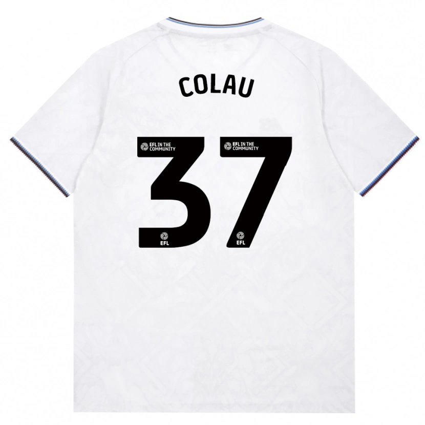 Danxen Pánské Dimitri Colau #37 Vínově Červená Bílá Daleko Hráčské Dresy 2026/27 Dres