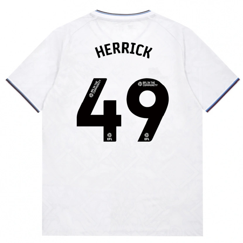 Danxen Pánské Finlay Herrick #49 Vínově Červená Bílá Daleko Hráčské Dresy 2026/27 Dres