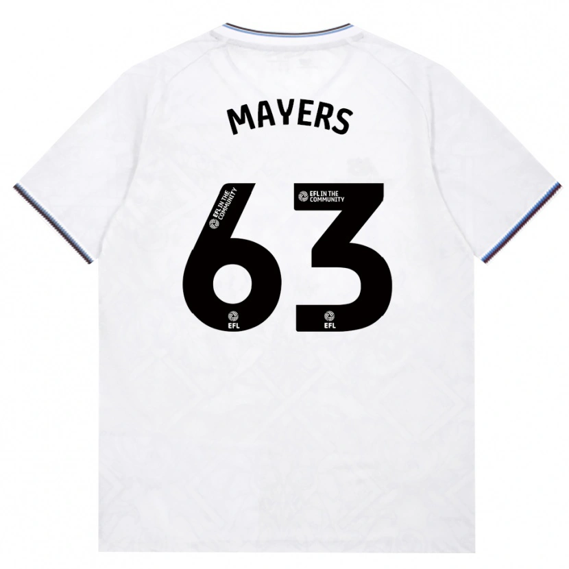 Danxen Pánské Ezra Mayers #63 Vínově Červená Bílá Daleko Hráčské Dresy 2026/27 Dres