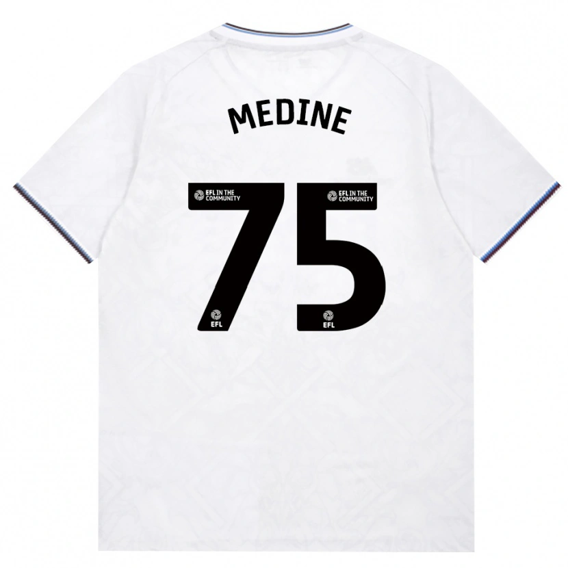 Danxen Pánské Jethro Medine #75 Vínově Červená Bílá Daleko Hráčské Dresy 2026/27 Dres