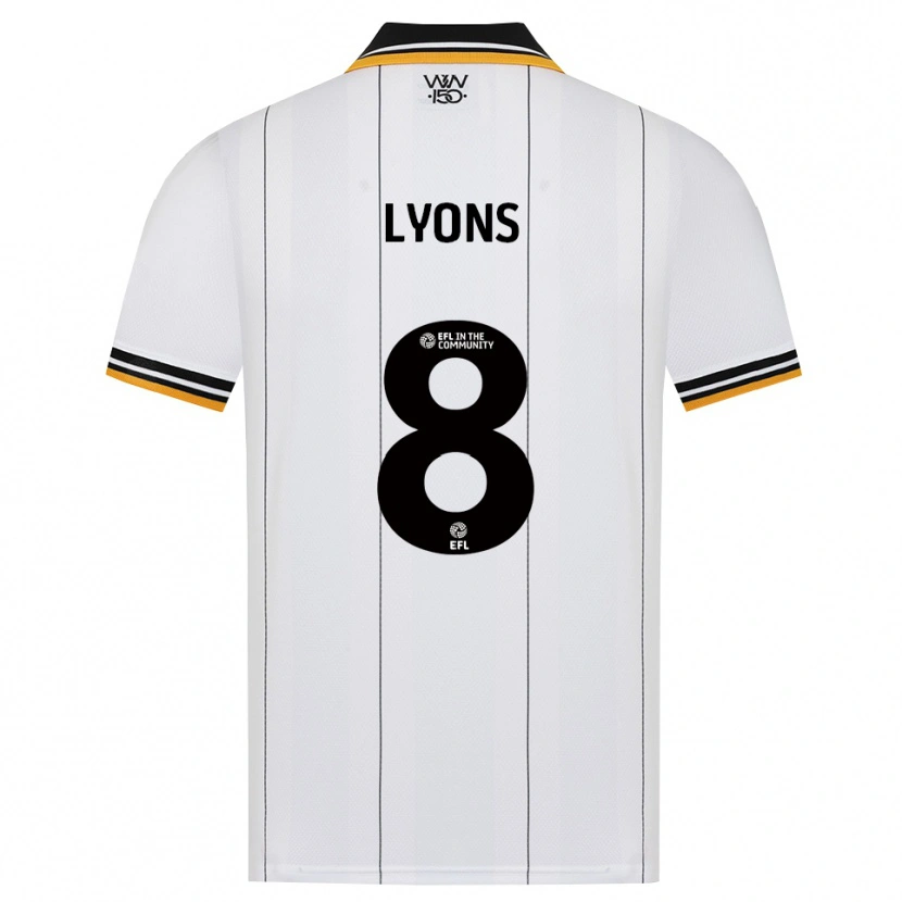 Danxen Pánské Connor Lyons #8 Oranžová Bílá Černá Daleko Hráčské Dresy 2026/27 Dres