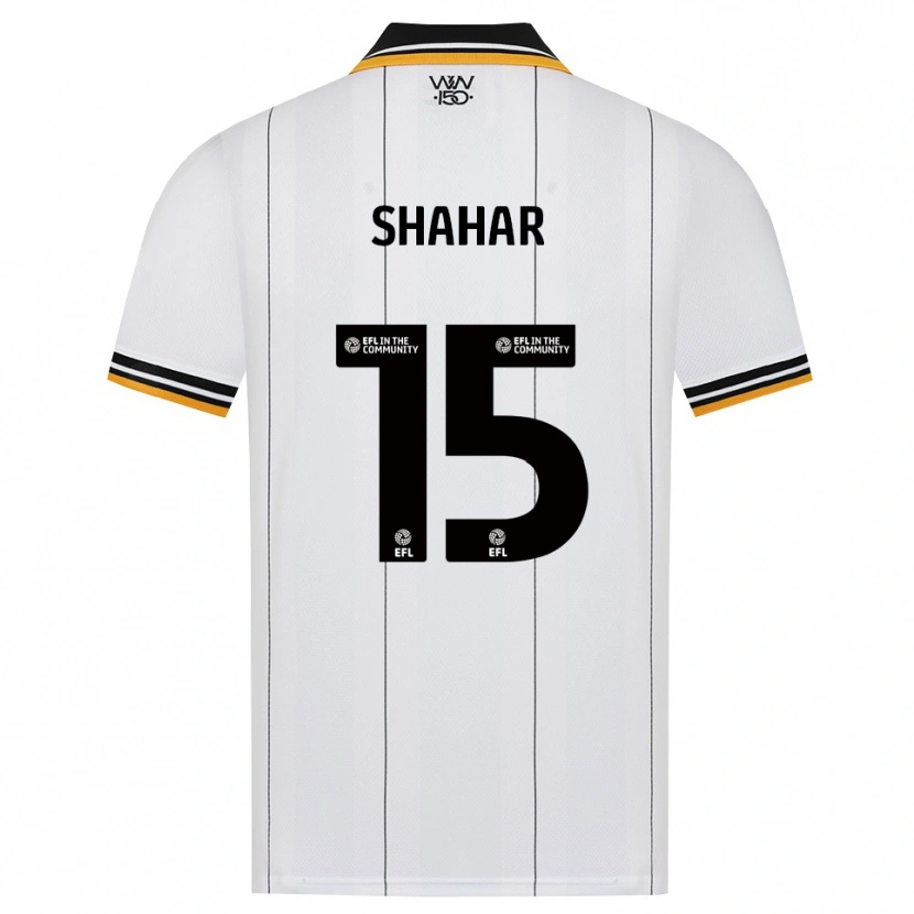 Danxen Pánské Sebastian Shahar #15 Oranžová Bílá Černá Daleko Hráčské Dresy 2026/27 Dres
