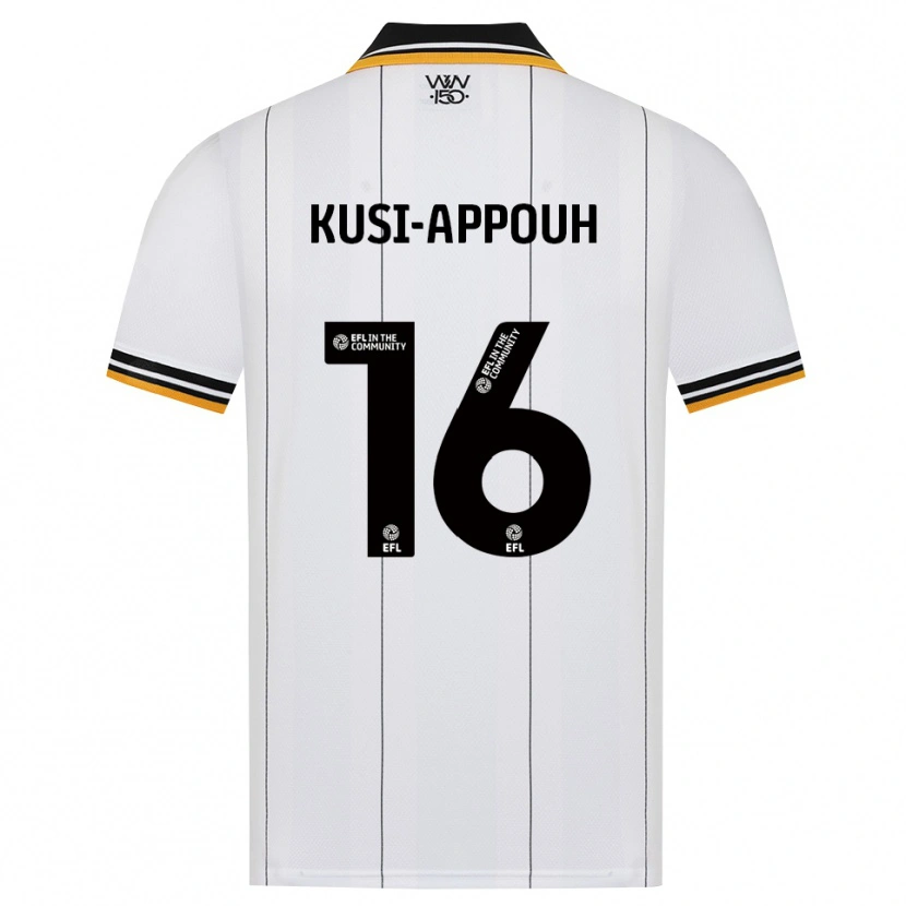 Danxen Pánské Kenzo Kusi-Appouh #16 Oranžová Bílá Černá Daleko Hráčské Dresy 2026/27 Dres