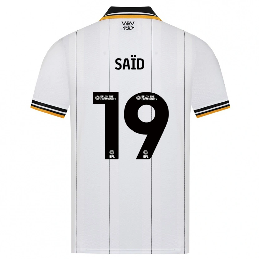 Danxen Pánské Rafiki Saïd #19 Oranžová Bílá Černá Daleko Hráčské Dresy 2026/27 Dres