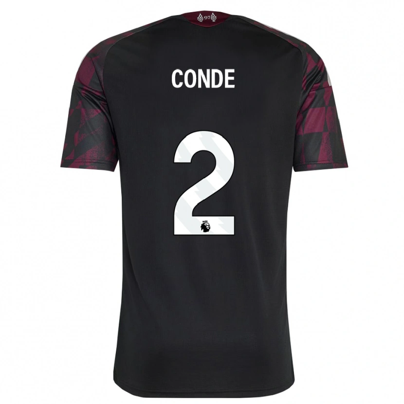 Danxen Pánské Lenix Conde #2 Černá Bílá Fialová Třetí Hráčské Dresy 2026/27 Dres