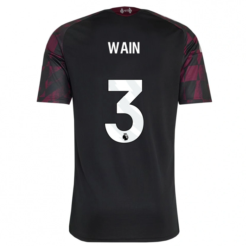 Danxen Pánské Cian Wain #3 Černá Bílá Fialová Třetí Hráčské Dresy 2026/27 Dres