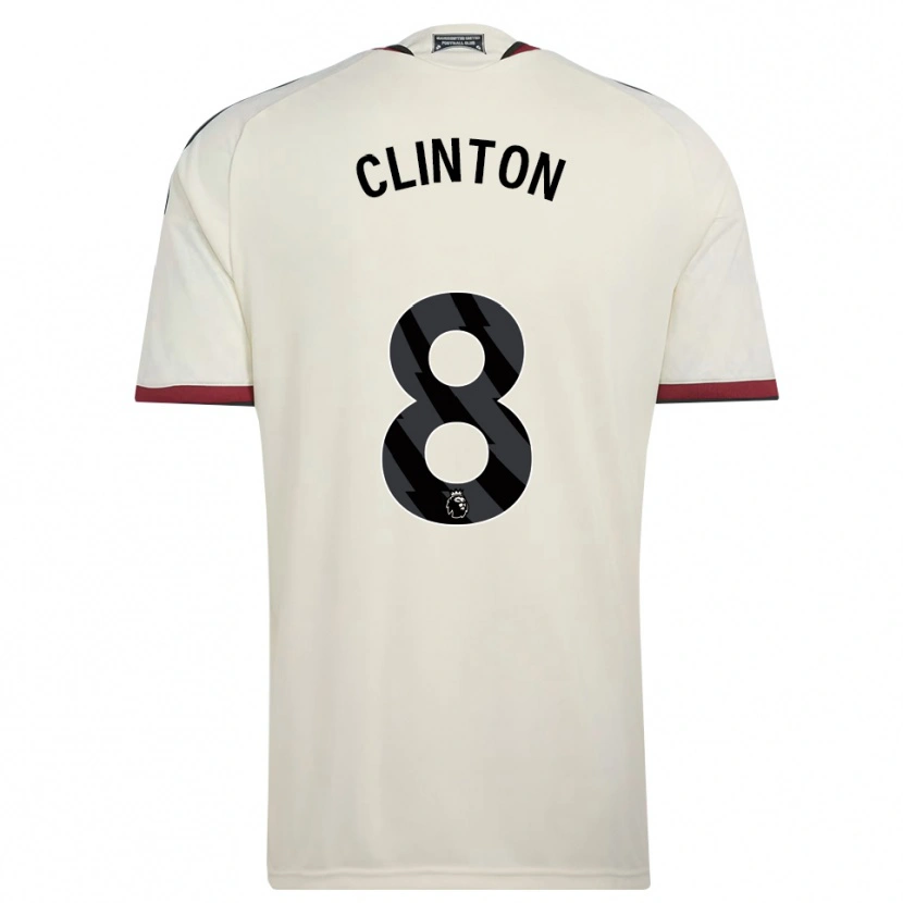 Danxen Pánské Grace Clinton #8 Béžová Černá Červená Třetí Hráčské Dresy 2026/27 Dres