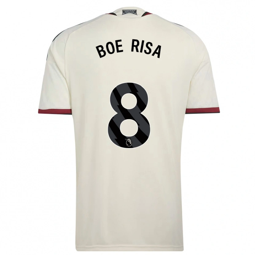 Danxen Pánské Vilde Boe Risa #8 Béžová Černá Červená Třetí Hráčské Dresy 2026/27 Dres