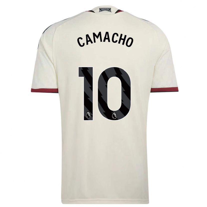 Danxen Pánské Jaume Camacho #10 Béžová Černá Červená Třetí Hráčské Dresy 2026/27 Dres