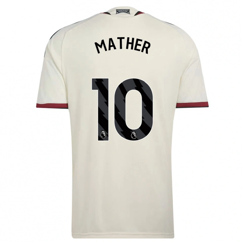 Danxen Pánské Sam Mather #10 Béžová Černá Červená Třetí Hráčské Dresy 2026/27 Dres