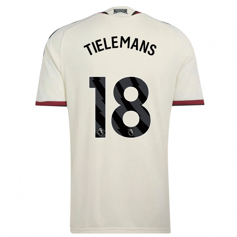 Danxen Pánské Youri Tielemans #18 Béžová Černá Červená Třetí Hráčské Dresy 2026/27 Dres